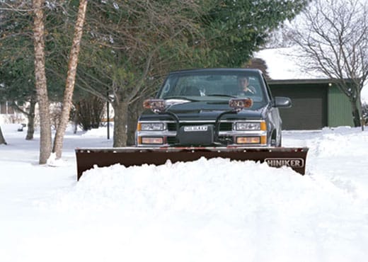 C-Plow In Conventional Pushing Position